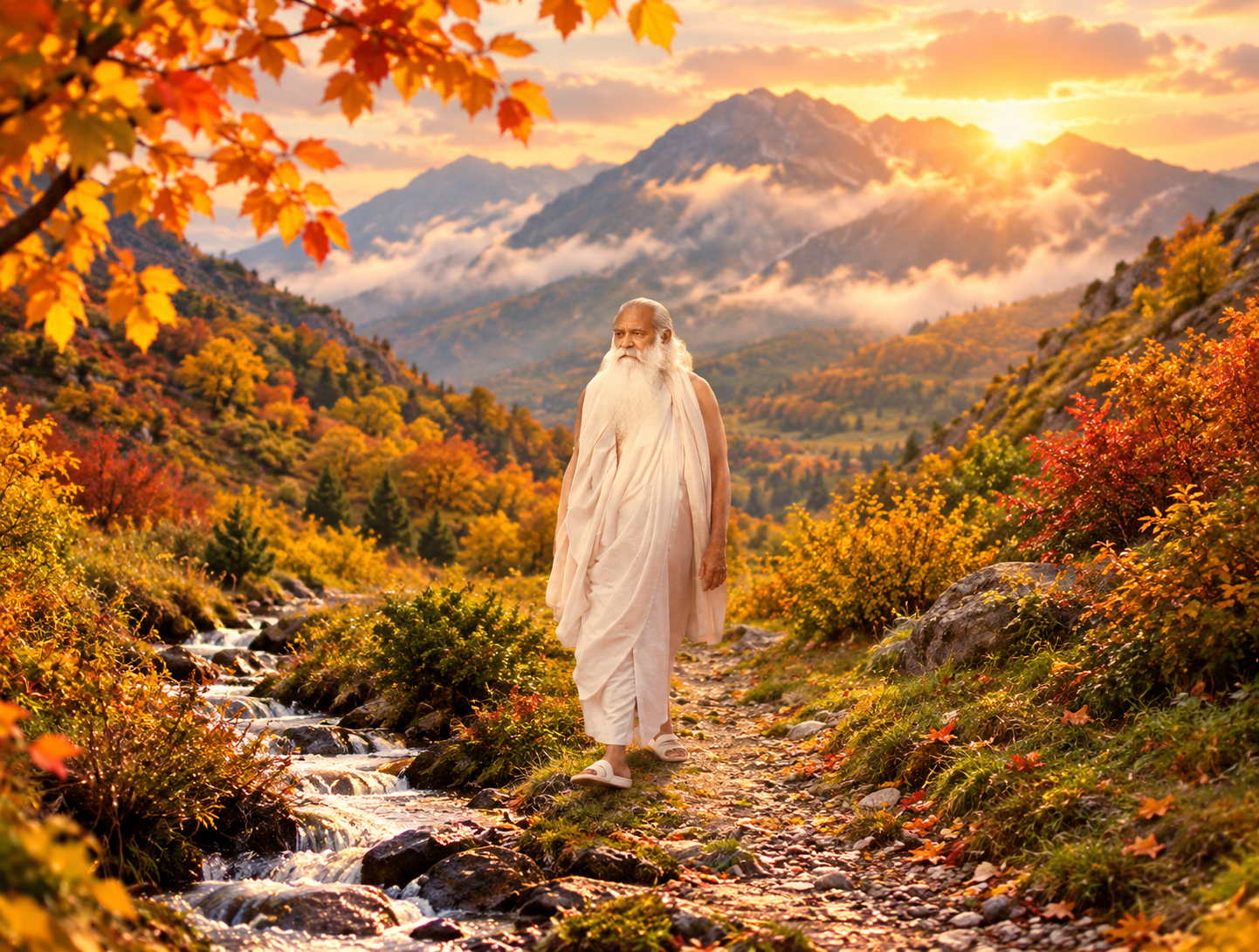 Pregunta el discípulo: Venerable Gurú, ha llegado el otoño y los árboles comienzan a desprenderse de sus hojas. ¿Qué enseñanza puede encontrar el buscador espiritual en este cambio de la naturaleza?