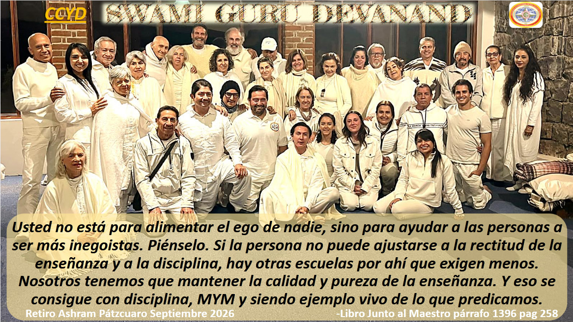 Retiro Devanand Yoga Ashram Pátzcuaro Septiembre/2026